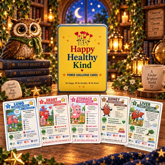 Happy Healthy Kind Power Challenge Cards
